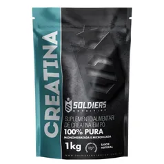 Creatina Monohidratada 1Kg - 100% Pura Importada - Soldiers Nutrition