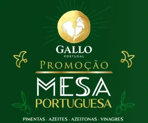 Promoção Gallo Mesa Portuguesa - Ganhe Selos e Troque por Porcelanas