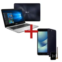 Notebook X556UR-XX477T Azul Escuro CORE i7 NIVIDIA GEFORCE 930MX  + Zenfone 4 Max 2GB/16GB com TV Preto.  *** SO O VALOR O NOTEBOOK CORE i7 NIVIDIA GeForce NO MENOR PRECO EMCONTRADAO 2.700$