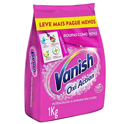 [REC] Vanish Multi Power Oxi Action - Tira Manchas em Pó, Refil Econômico para roupas coloridas,1kg