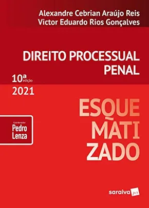 Direito Processual Penal Esquematizado - 10ª Edição 2021 | R$108