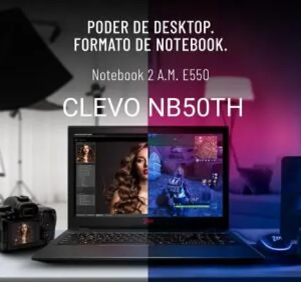 Notebook Gamer 2 AM E550 - i3 9100, GTX 1050 3GB Desktop, 8GB Ram, 1TB HDD | R$2834