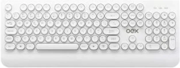 [Prime] Teclado USB branco OEX POP R$ 44