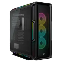 Gabinete Gamer Corsair 5000T,  Mid Tower, LED RGB, ATX, Lateral em Vidro, Temperado   Preto - CC-9011230-WW