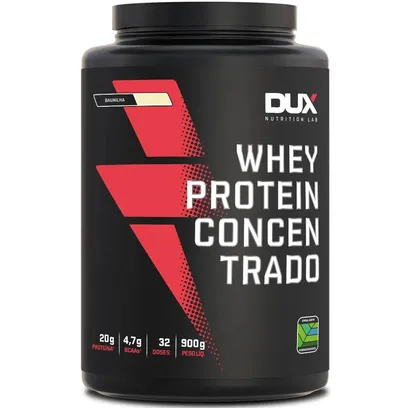 Foto do produto Whey Protein 900g Concentrado - Dux Nutrition, Morango