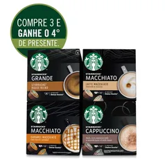 Kit Dolce Gusto Starbucks com 4 Caixas