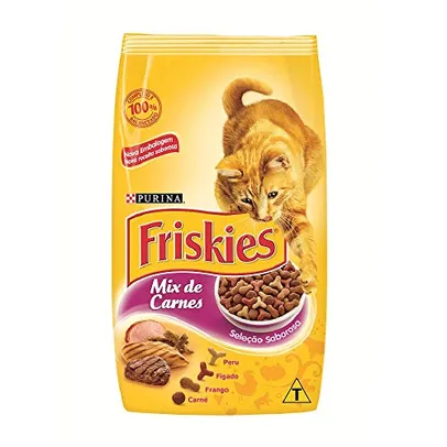 PRIME Nestlé Purina Friskies Ração Seca Para Gatos Adultos Mix De Carn