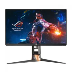 Monitor Gamer ASUS ROG SWIFT, 24.5 Pol, FullHD, 360Hz, 1ms, IPS, GSync, HDR10, Latency Analyzer, 90LM05Q3-B013X0