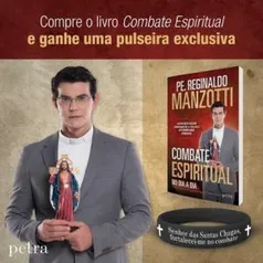 Livro Combate Espiritual + Pulseira Exclusiva - R$16,93