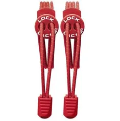 [Prime] Cadarço Elastico Lock Laces Vermelho | R$40