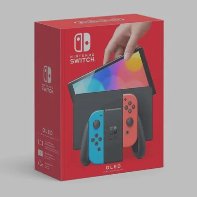 Console Nintendo Switch Tela Oled 7 polegadas 64gb Neon