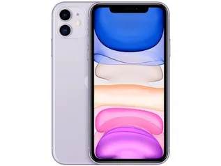 iPhone 11 Apple 64GB Branco 6,1” 12MP iOS (Roxo)