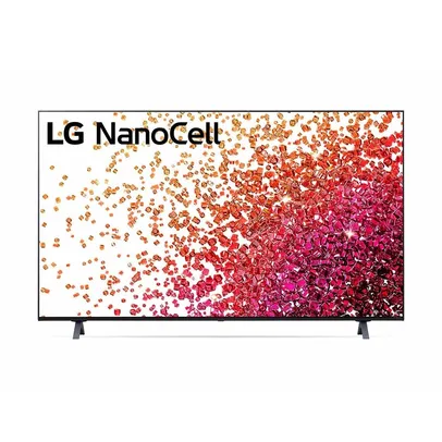 Smart TV LG 65&quot; NANO75s 4K NanoCell Inteligência Artificial ThinQ AI Google Assistente Alexa Built In