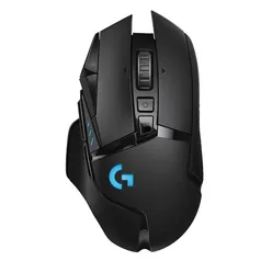 Mouse Gamer Sem Fio Logitech G502 LIGHTSPEED RGB LIGHTSYNC, Ajuste Peso, 11 Botões, Recarregável, Compatível POWERPLAY - 910-005566