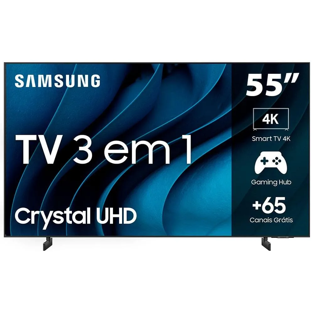 Smart TV 55" Samsung Crystal 4K