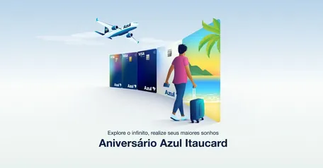 Ganhe até 125 mil pontos bônus na adesão do Cartão Azul Itaucard