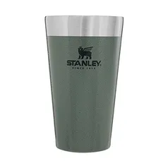 Stanley Copo de vidro clássico Stay Chill isolado a vácuo, 473 ml, aço inoxidável, parede dupla, vidro de metal resistente, pode ser lavado na lava-lo