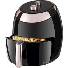 [APP] Fritadeira Sem Óleo - Air Fryer Philco Chrome 5,5 Litros Preta com Timer