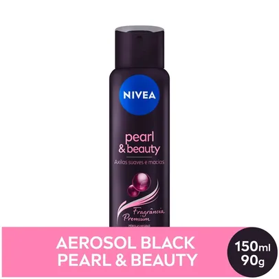 (Leve 2 Pague 1) Nivea Desodorante Antitranspirante Aerossol Pearl & Beauty Fragrância Premium 150ml