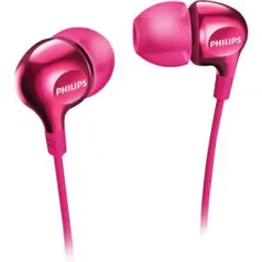 Fone de ouvido intra auricular Philips SHE3700 Rosa