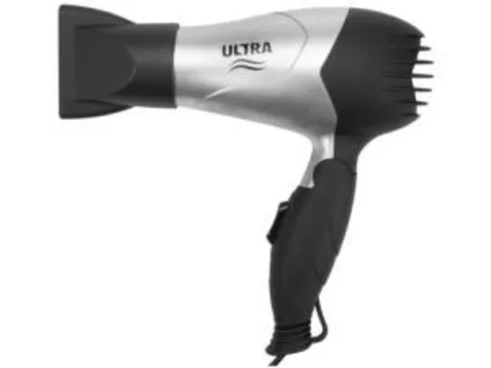 [CLIENTE OURO] Secador de cabelo Ultra SC-15 Cinza e Preto | R$30