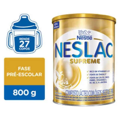 Neslac Supreme 8 embalagens por R$28 (cada)