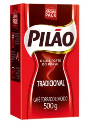 (REGIONAL) Café Torrado e Moído Pilão Tradicional Vácuo 500 g