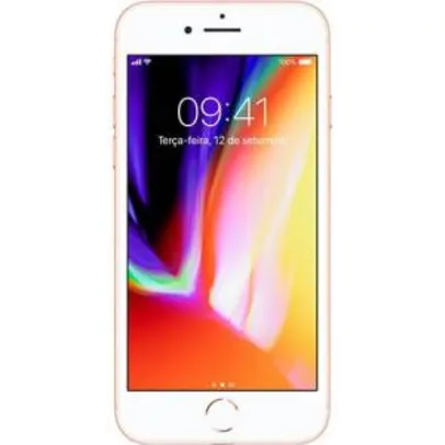 iPhone 8 64GB Dourado Tela 4.7" IOS 4G Câmera 12MP - Apple - R$2.883