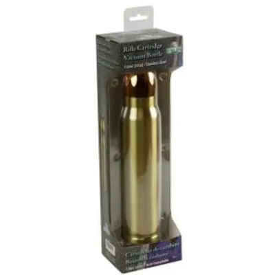 Garrafa Termica Bullet Nautika Inox Dourada | R$50