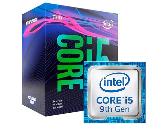 Processador Intel Core i5 9400F 2.90GHz - 4.10GHz Turbo 9MB | R$730