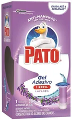 Desodorizador Sanitário Pato Gel Adesivo Refil Lavanda 6 un | R$11