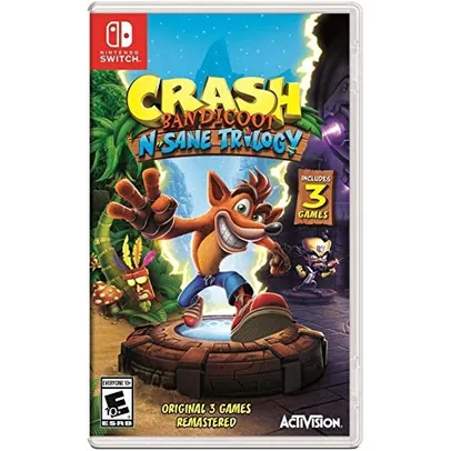 (R$152 AME + APP | Internacional) Crash Bandicoot n. Sane Trilogy - Nintendo Switch