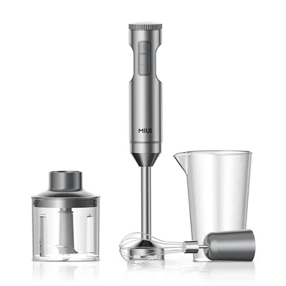 [R$ 166 "MOEDAS"/TAXA INCLUSO/GPAY] Mixer Xiaomi MIUI-Misturador de Imersão Manual, Processador 500ml, Aço Inoxidável