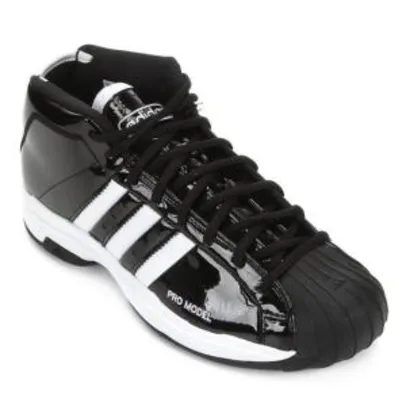 Tênis Adidas Pro Model 2G Masculino - Preto e Branco | R$300