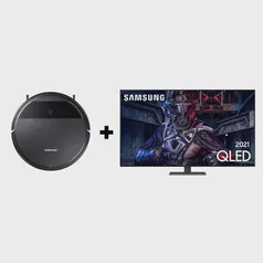 KIT SMART TV QLED 65" Q80A + ROBÔ ASPIRADOR 2 EM 1 VR5000RM SAMSUNG