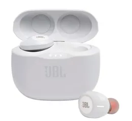 Fone de Ouvido sem Fio JBL Tune 125 TWS, Intra-auricular, Branco - JBLT125TWSWHT