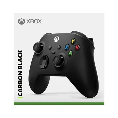 Controle Sem Fio Xbox Series Carbon Black R$399