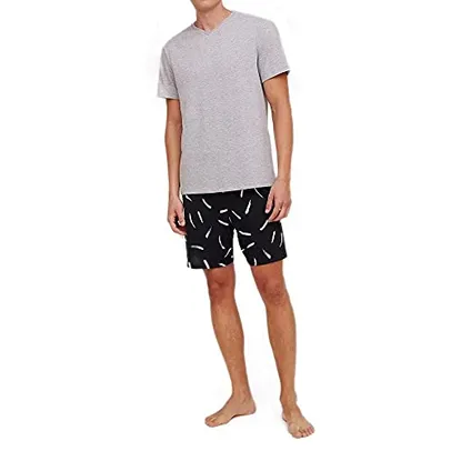 Pijama Curto Masculino Estampado Hering