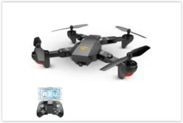 VISUO XS809W Versão Atualizada XS809HW 2.4G Quadcopter RC Foldable Wifi FPV Selfie Drone - RTF por R$
