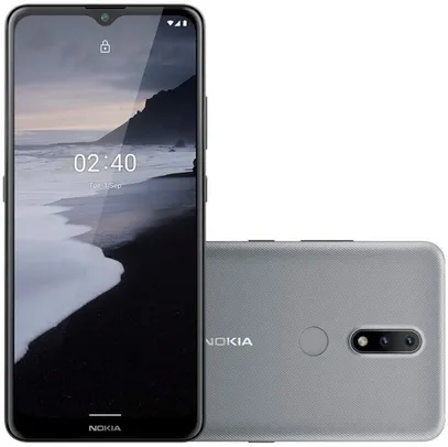 Smartphone Nokia 2.4 Cinza Nk015 Android 10 6,5 Polegadas 64GB 3GB RAM