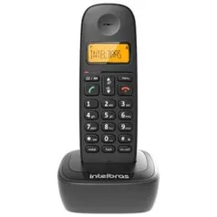 Telefone Sem Fio Intelbras TS 2510, Identificador de Chamadas, Preto