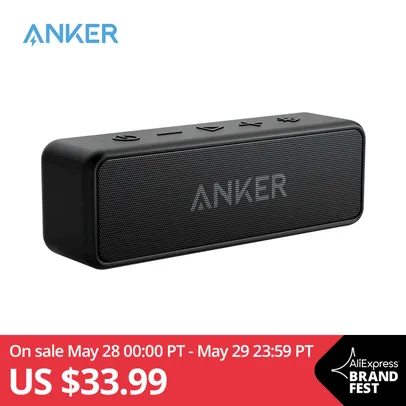 Saindo por R$ 184: Caixa de som Anker soundcore 2 | R$ 184 | Pelando