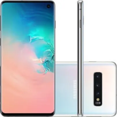 Smartphone Samsung Galaxy S10 128GB Dual Chip Android Tela 6.1” Octa-Core 4G Câmera Tripla Traseira - Branco R$2399