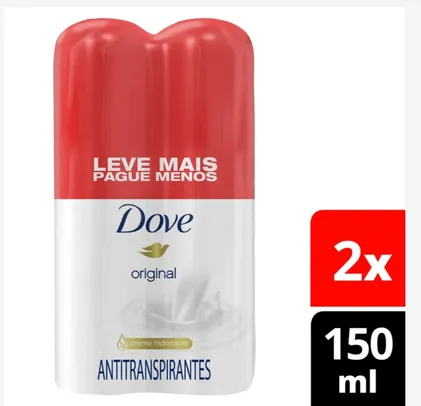 Oferta Desodorante Antitranspirante Aerosol DOVE Original 150ml 2 Unidades