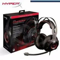 Headset HyperX Revólver + mouse HyperX pulsefire grátis