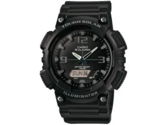 Relógio Masculino Casio Tough Solar - Resitente à Água - 170,91 reais no Boleto