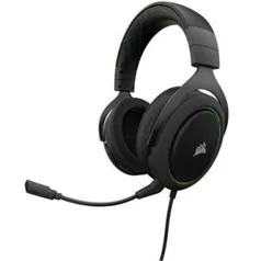 Headset Gamer Corsair P2 Stereo 2.0 Preto e Verde HS50