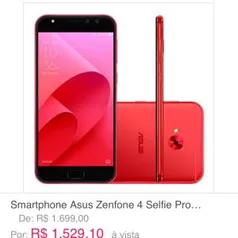 Zenfone 4 selfie Pro - R$1529,00