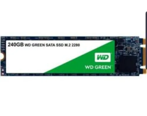 SSD WD Green, 240GB, M.2, Leitura 545MB/s - WDS240G2G0B