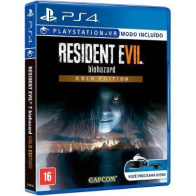 Resident Evil 7 Biohazard Gold Edition PS4 - Português | R$ 89